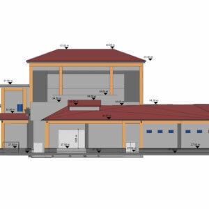 As-built BIM model created from a point cloud survey — Scan to BIM, Cyprus (model 3)