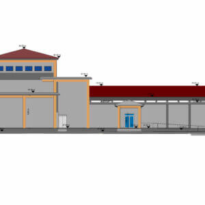 Point-cloud to BIM (IFC) model of a structure — P.A.L. 3D laser scanning, Cyprus (model 4)