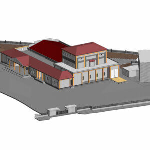 Scan to BIM deliverable: accurate 3D model of an existing building in Cyprus (model 5)