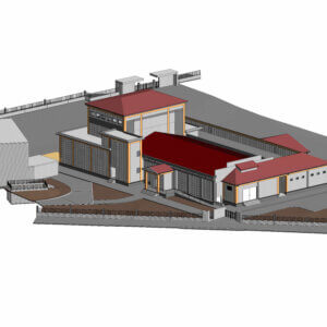 3D BIM model of a building generated by 3D laser scanning in Cyprus — P.A.L. (model 7)