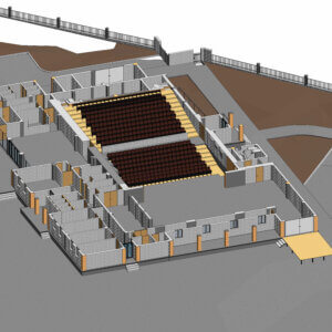 As-built BIM model created from a point cloud survey — Scan to BIM, Cyprus (model 8)