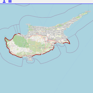 PAL Maps interactive cadastral map of Cyprus over satellite imagery